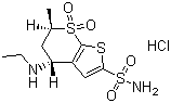 本页图片/档案 - 盐酸多佐胺分子结构式
